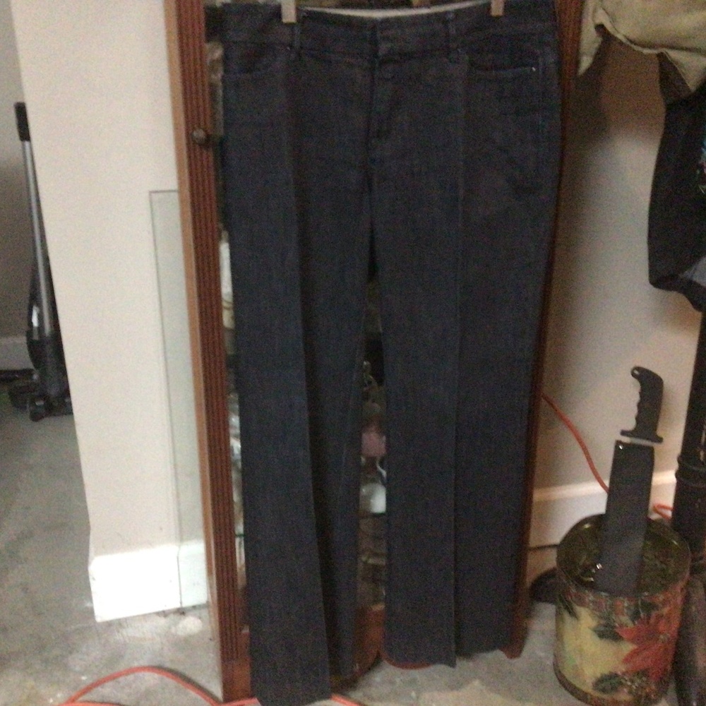 Banana Republic trouser cut blue jeans size 10